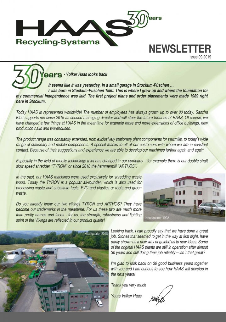 Recycling Newsletter